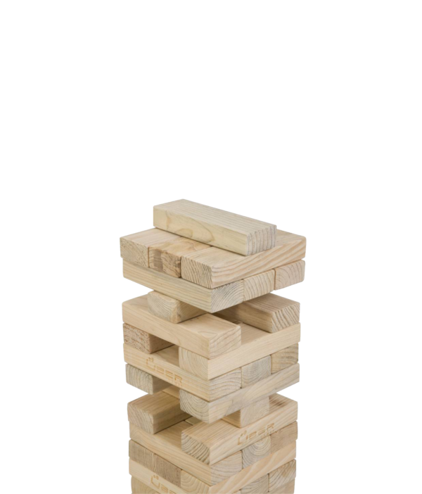 XXL Jenga Wackelturm mieten krefeld Neuss Spiel